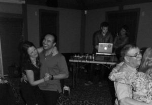 Kinakin Entertainment DJing a wedding